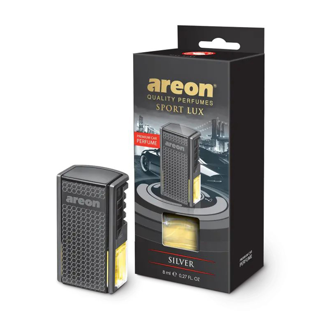 Ароматизатор для автомобіля Areon Premium Car Perfume Sport Lux, Silver, 8 мл