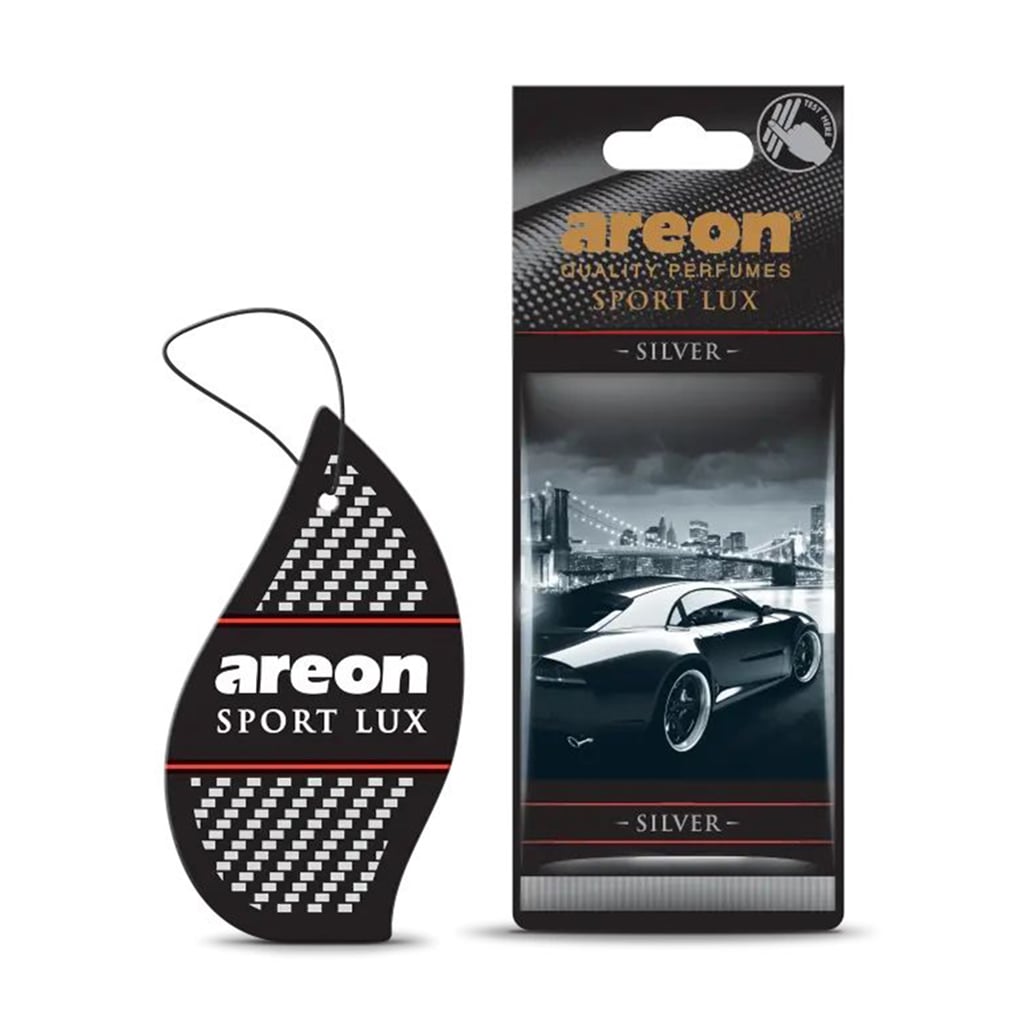 Ароматизатор для автомобіля Areon Sport Lux, Silver, 1 шт